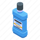 liquid, mouthwash, isometric