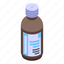 mouthwash, bottle, isometric