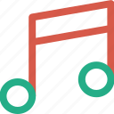 music, note, sound icon