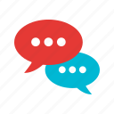 chat, conversation, message