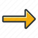 arrow, direction, right, arrows