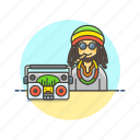 music, reggae, audio, instrument, man, play, sound