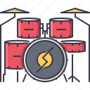 band, drum, instrument, kit, music, song