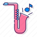 audio, instrument, music, saxophone