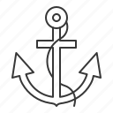 anchor, nautical, sea, stop