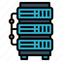 database, hosting, network, server