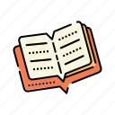 book, books, open, open book icon, study, reading