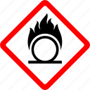 danger, hazard, oxidising, safety