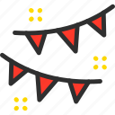 christmas, flag, flags, new, ribbon, xmas, year