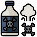 container, danger, miscellaneous, poison, risk, skull, toxic