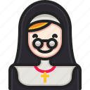 nun, woman, christian, religious, catholic