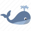 big, fish, ocean, whale, animal, marine