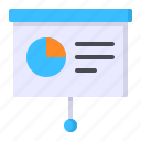 board, chart, graph, pie, presentation