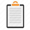 clipboard, document, file, page, paper, sheet, text