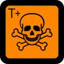 danger, hazard, hazard symbol, safety, toxic, toxic material, very toxic