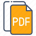 document, education, extension, file, format, pdf