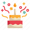 birthday, party, celebration, happy, decoration, cake icon