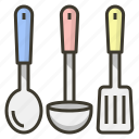 cooking, kitchen, ladles, soup