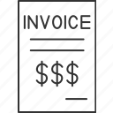 invoice, receipt, payment, bill, price