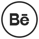 behance, logo, media, social