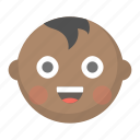 baby, child, emoji, face, infant, race, toddler