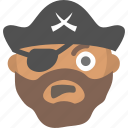 arrr, emoji, eye, face, patch, pirate, somali