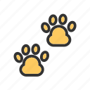 animal, cat, cute, dog, paw, pet, walk