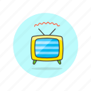 photo, television, video, antenna, old, retro, tv