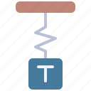 physics, science, spring, weight