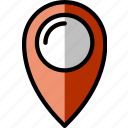 location, map, navigation, pin