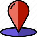 location, map, navigation, pin