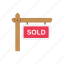 house sold, sell, sold, sold sign 