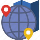 app, essential, globe, interaction, location, mail