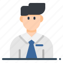 avatar, business, businessman, manager, user