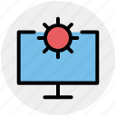 cog wheel, computer setting, lcd, screen, setting