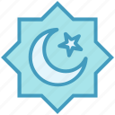 chand, crescent, islam, moon, pray, ramadan, star