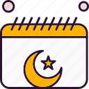 calendar, date, ramadan, schedule