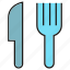 fork, knife, utensil 