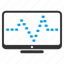 cardiogram, dotted chart, ecg, heart pulse, heartbeat, medical graph, monitor