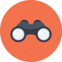 binoculars, detective, goggles, search, see, spy