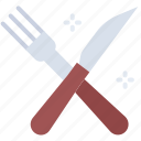 fork, knife, restaurant, cafe, food