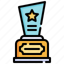 trophy, reward, prize, star, cup