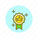 badge, success, achievement, award, prize, reward, winner