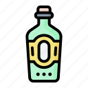 alcohol, bottle, glass, ocean, pirate