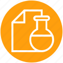 chemical, flask, lab, laboratory, liquid, science, test tube