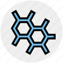 chemistry, cubs, hexagons, molecule, science, study