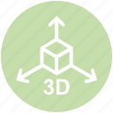 3d, arrows, box, education, formula, math, science