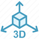 3d, arrows, box, education, formula, math, science