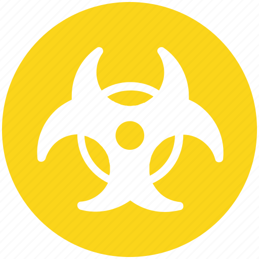 Biohazard, danger, hazard, nuclear, toxic icon - Download on Iconfinder