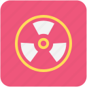 danger, nuclear, radiation, radioactivity symbol, toxic